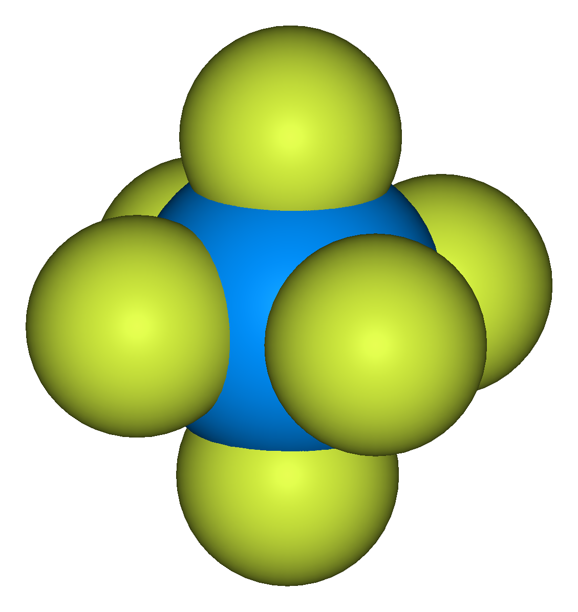Uranium Atom 3d Model