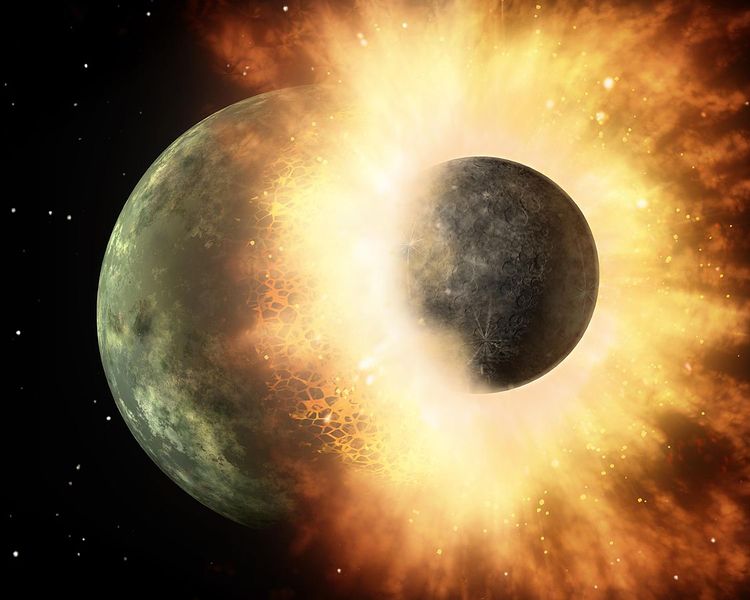 File:Artist concept of moon creating collision.jpg