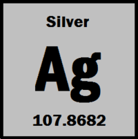 and silver